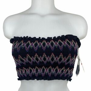 SALT & Cove Stitched Tube Bikini Swimsuit Top